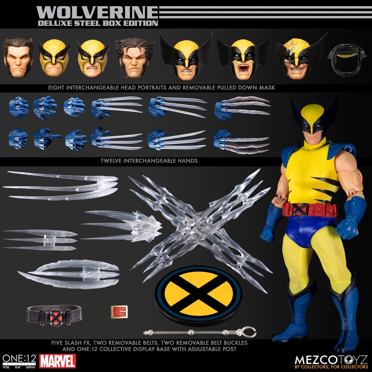 MEZCO One:12 Collective Wolverine Deluxe Steel Box Edition 4 MEZCO One:12 Collective Wolverine Deluxe Steel Box Edition - Image 2