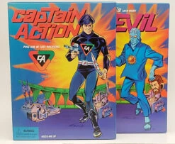 Playing Mantis Captain Action And Dr. Evil Set