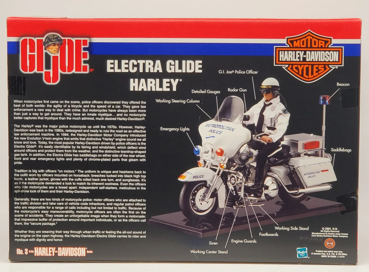 Hasbro GI Joe Classic Collection Metro Police Electra Glide Harley-Davidson 5 Hasbro GI Joe Classic Collection Metro Police Electra Glide Harley-Davidson - Image 3