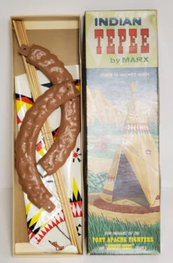 MARX Johnny West Indian Tepee Fort Apache Fighters -Deals Amok Time Store 20230518 102515 11556.1684433271