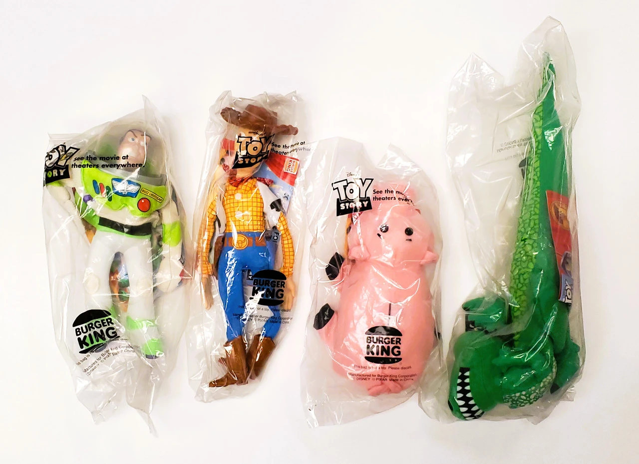 Burger King (1995) Toy Story Pals Plush Set 3 Burger King (1995) Toy Story Pals Plush Set