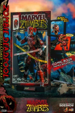 Hot ToysComic Masterpiece Series - Marvel Zombies Zombie Deadpool Sixth Scale Figure