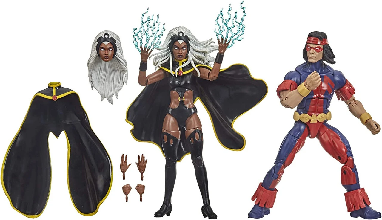 Hasbro Marvel Legends X-Men Storm And Thunderbird 6" Action Figure Two Pack 4 Hasbro Marvel Legends X-Men Storm And Thunderbird 6" Action Figure Two Pack - Image 2