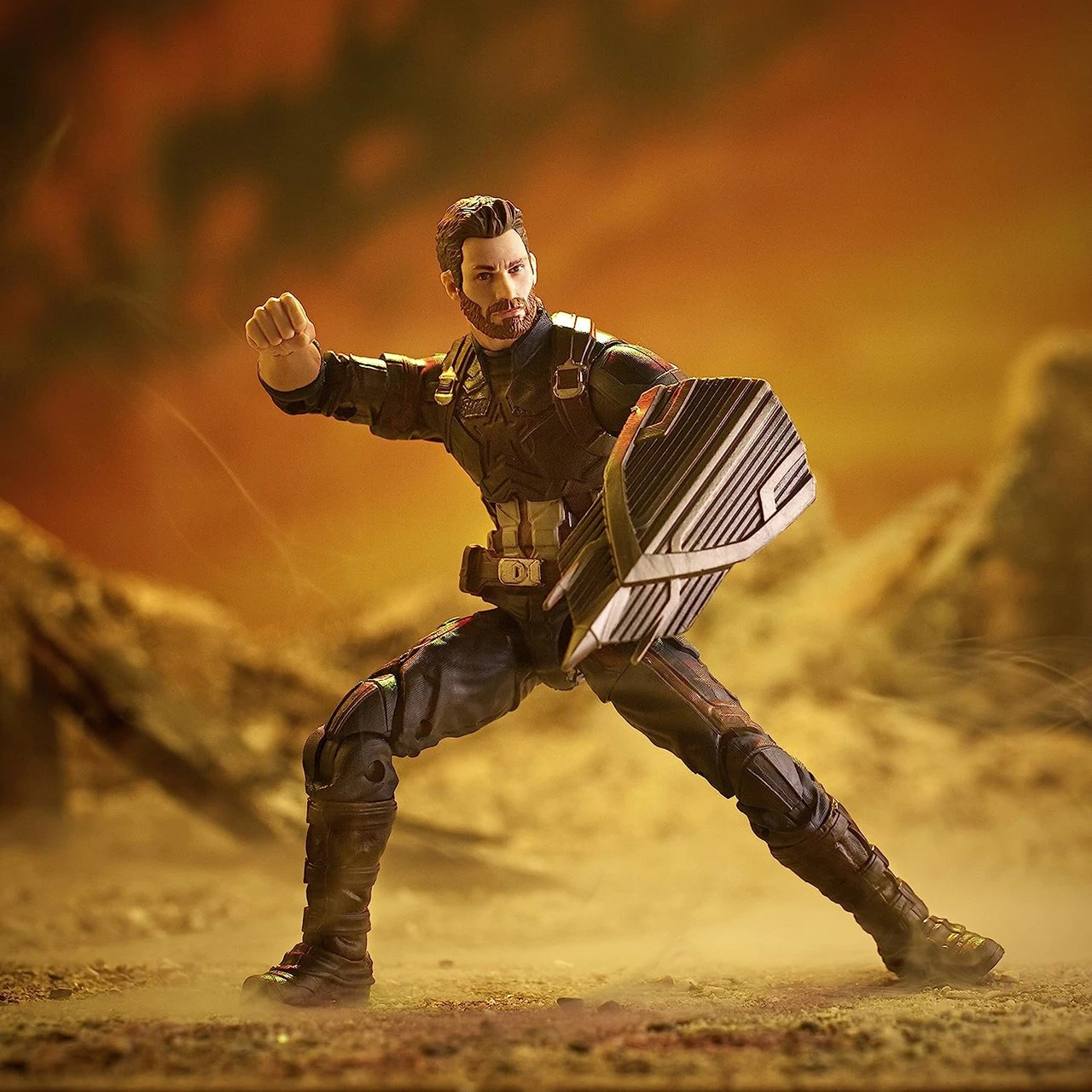 Hasbro Marvel Legends Avengers Infinity War Captain America 6 Inch Action Figure (no Package) 3 Hasbro Marvel Legends Avengers Infinity War Captain America 6 Inch Action Figure (no Package) - Image 2