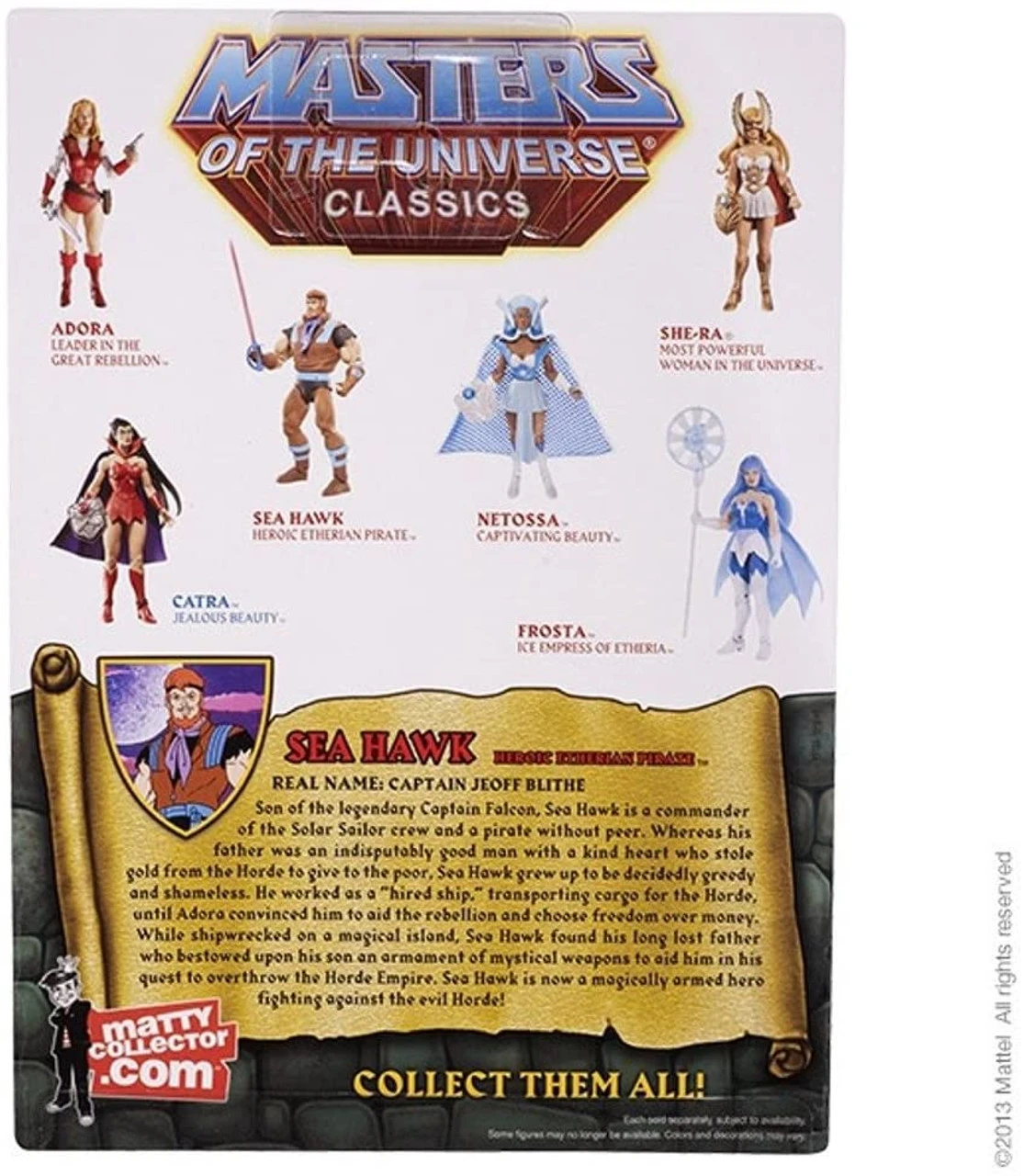 Mattel MOTU Classics Sea Hawk Action Figure 6 Mattel MOTU Classics Sea Hawk Action Figure - Image 4