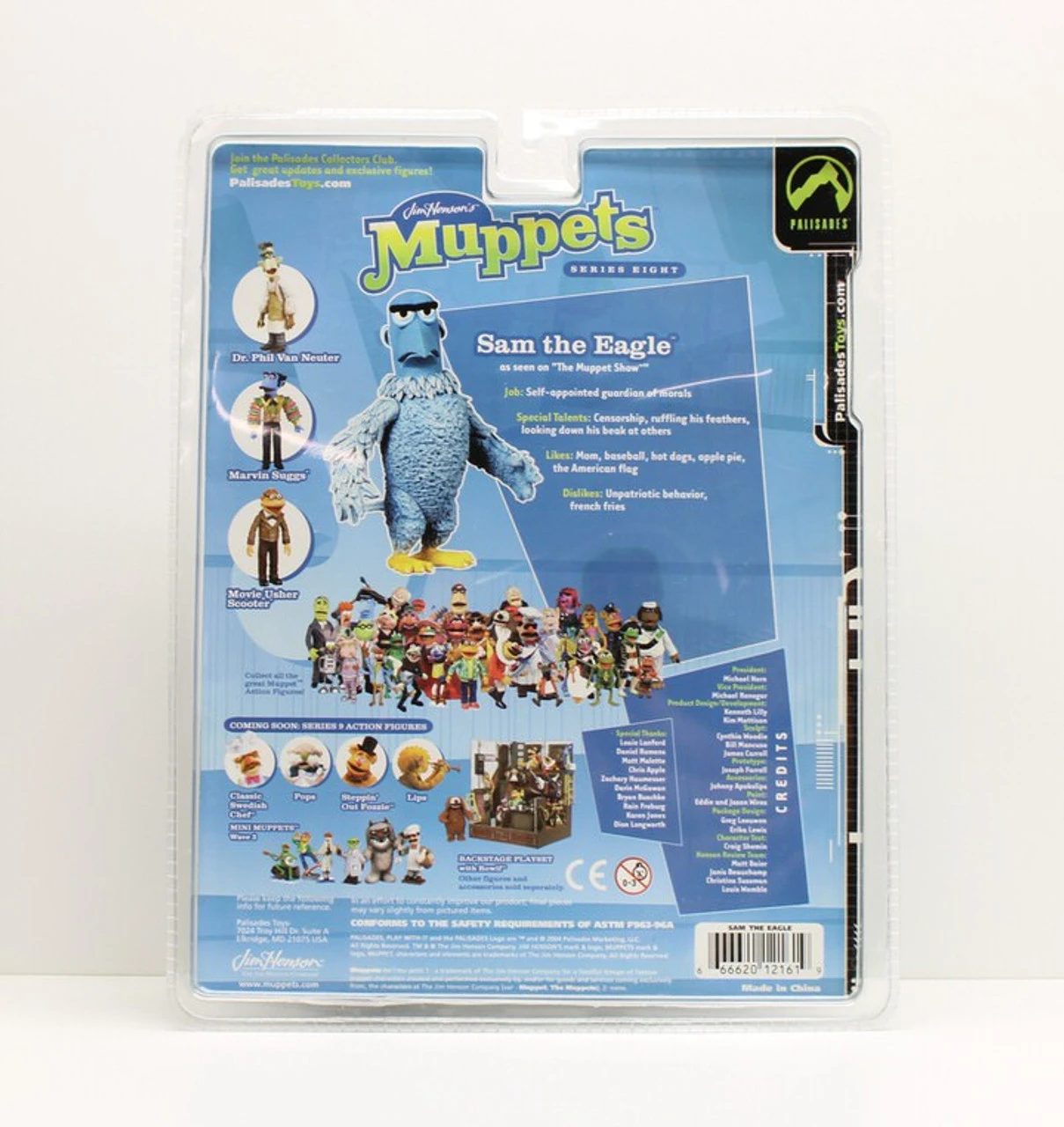 Palisades The Muppet Show Series 8 Sam The Eagle Action Figure 4 Palisades The Muppet Show Series 8 Sam The Eagle Action Figure - Image 2