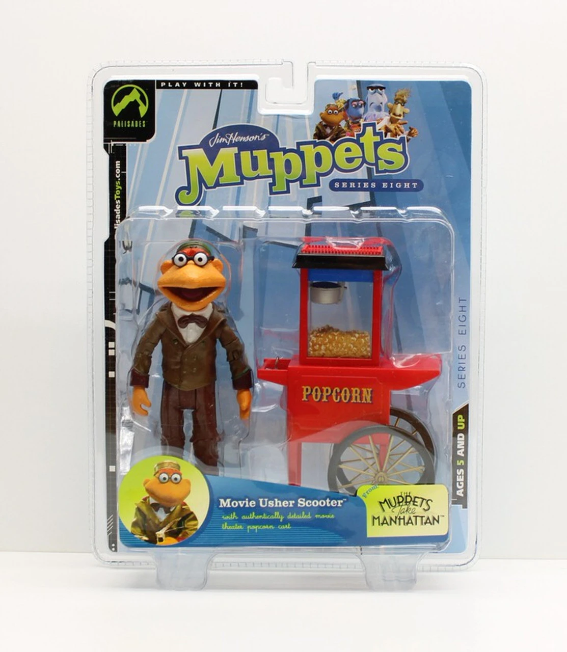 Palisades The Muppet Show Series 8 Movie Usher Scooter Action Figure 3 Palisades The Muppet Show Series 8 Movie Usher Scooter Action Figure