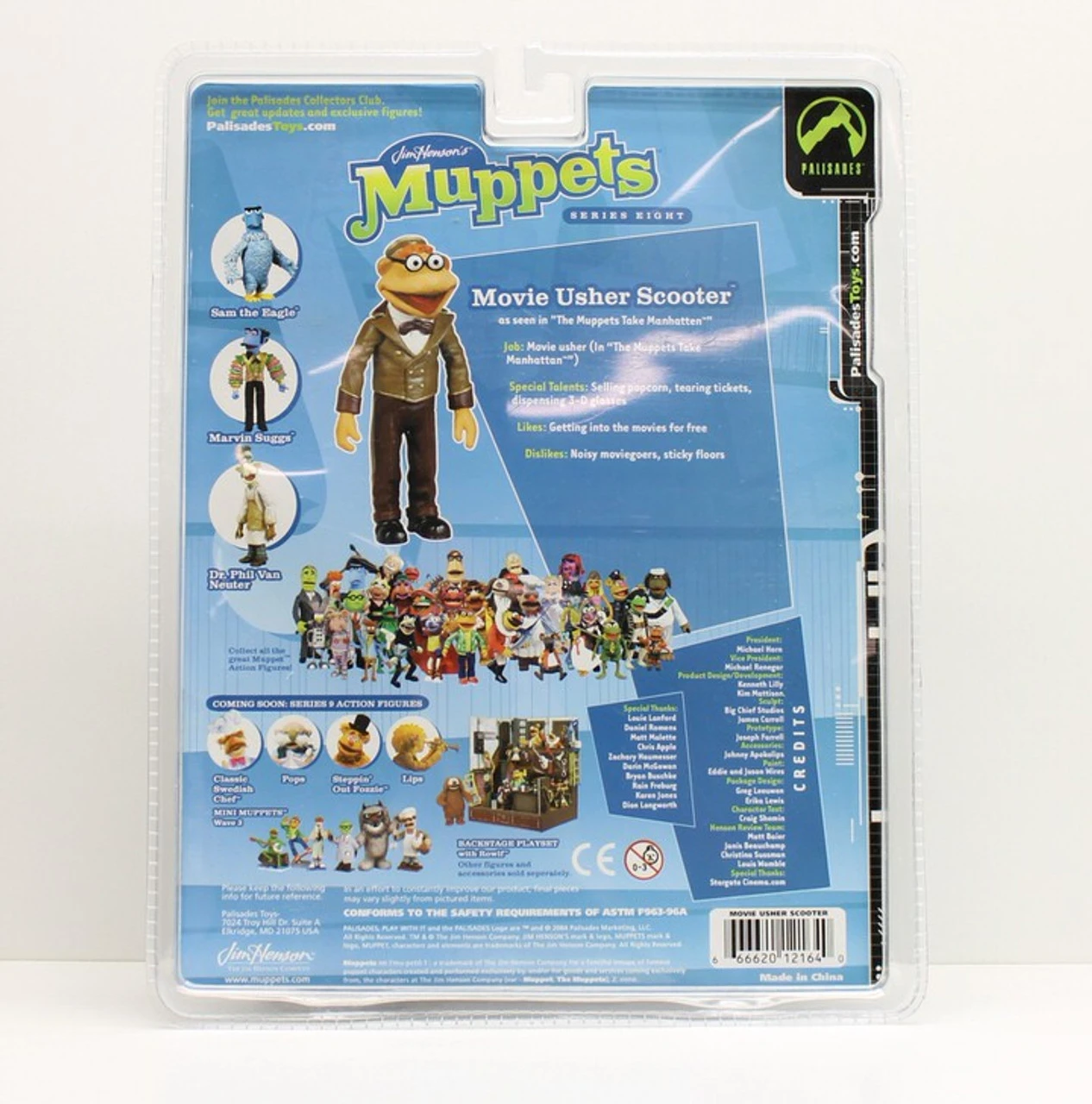 Palisades The Muppet Show Series 8 Movie Usher Scooter Action Figure 4 Palisades The Muppet Show Series 8 Movie Usher Scooter Action Figure - Image 2