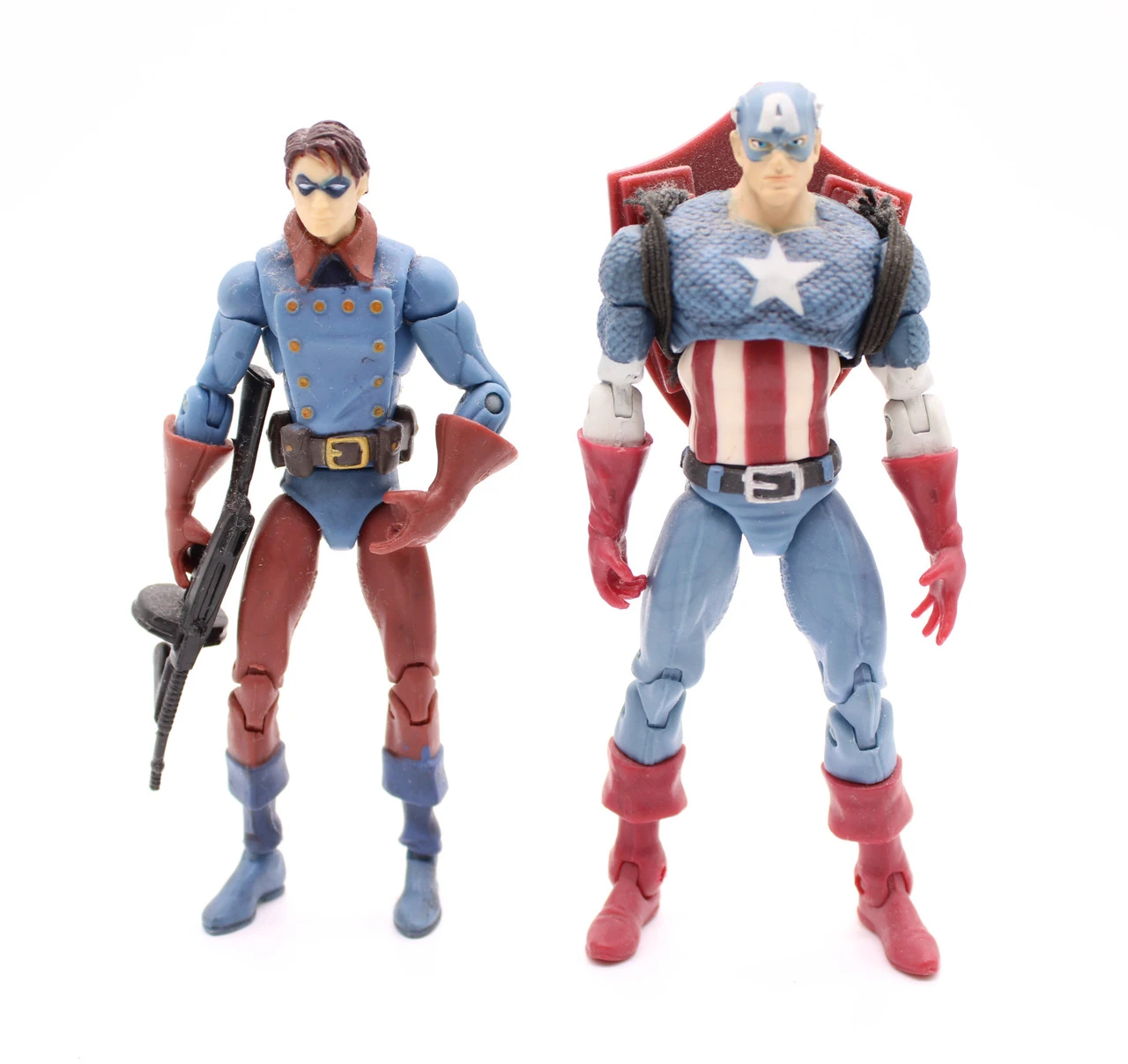 Hasbro Marvel Universe Captain America And Bucky 1940's Set3.75" Action Figure (No Package) 4 Hasbro Marvel Universe Captain America And Bucky 1940's Set3.75" Action Figure (No Package) - Image 2