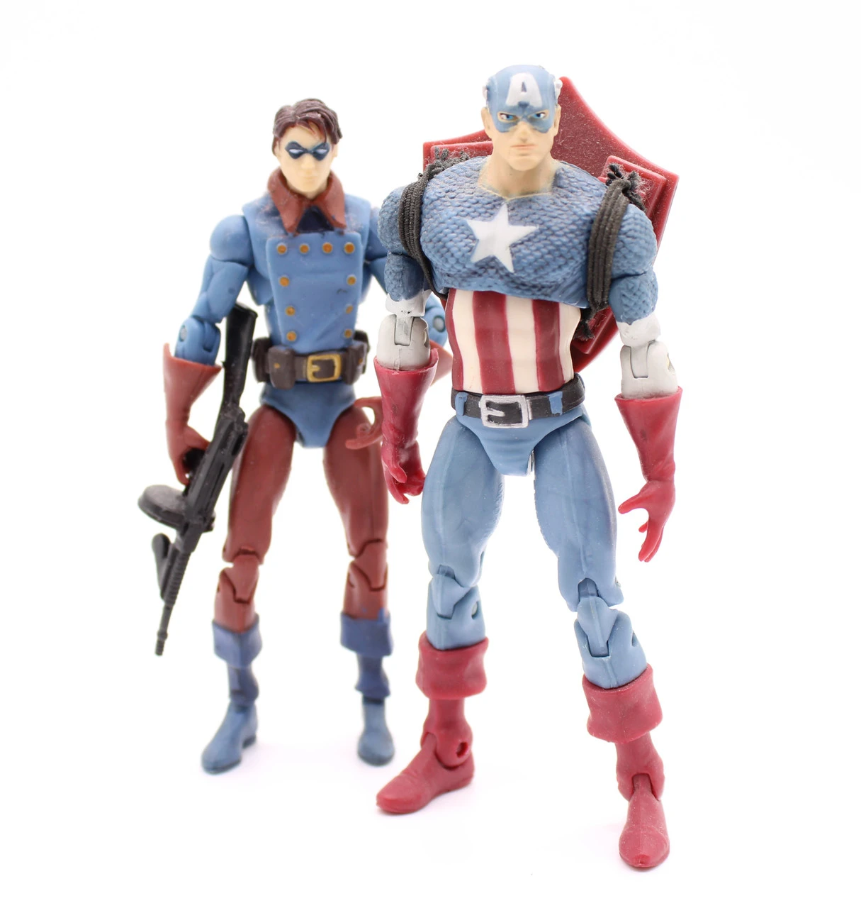 Hasbro Marvel Universe Captain America And Bucky 1940's Set3.75" Action Figure (No Package) 3 Hasbro Marvel Universe Captain America And Bucky 1940's Set3.75" Action Figure (No Package)