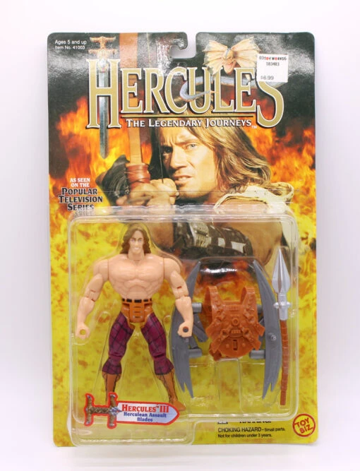 ToyBiz Hercules "Herculean Assault Blades" Action Figure -Deals Amok Time Store IMG 5932 39493.1630447149
