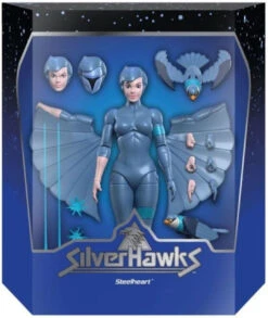 Super7 Ultimates SilverHawks Steelheart Action Figure