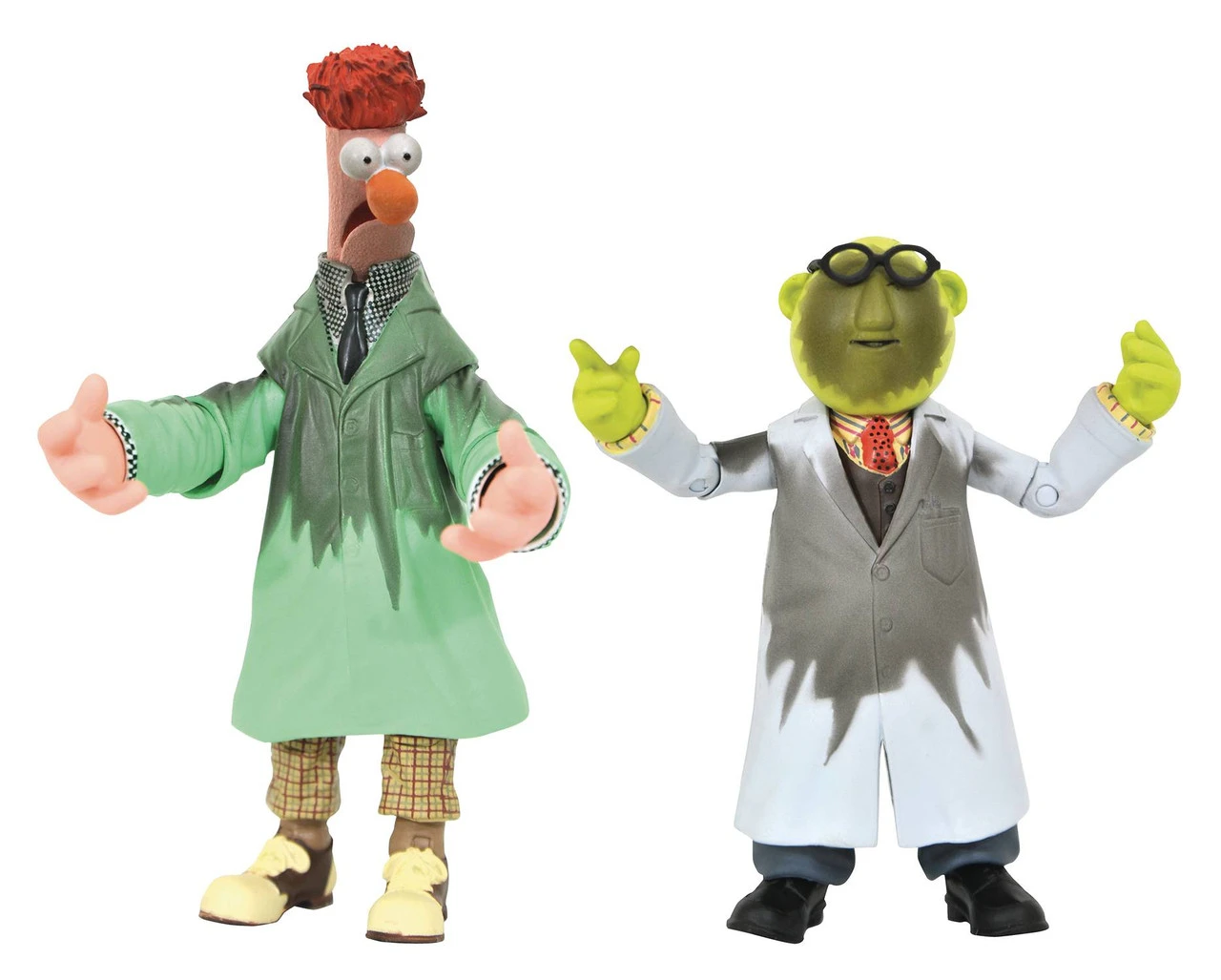 Diamond Select SDCC 2021 Muppets Deluxe Honeydew And Beaker Action Figure Set 3 Diamond Select SDCC 2021 Muppets Deluxe Honeydew And Beaker Action Figure Set