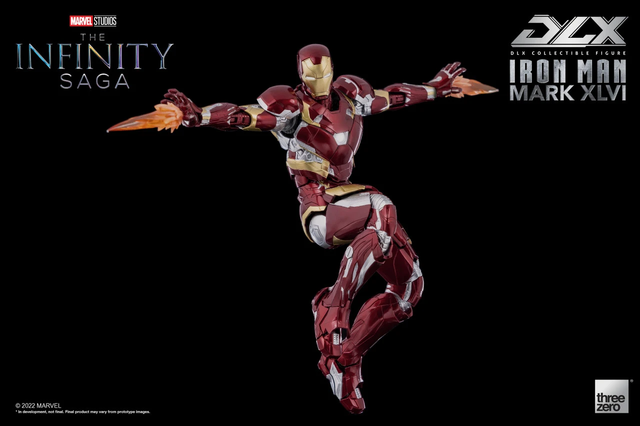 Threezero Marvel The Infinity Saga Iron Man MK46 Deluxe 1/12 Scale Action Figure 4 Threezero Marvel The Infinity Saga Iron Man MK46 Deluxe 1/12 Scale Action Figure - Image 2