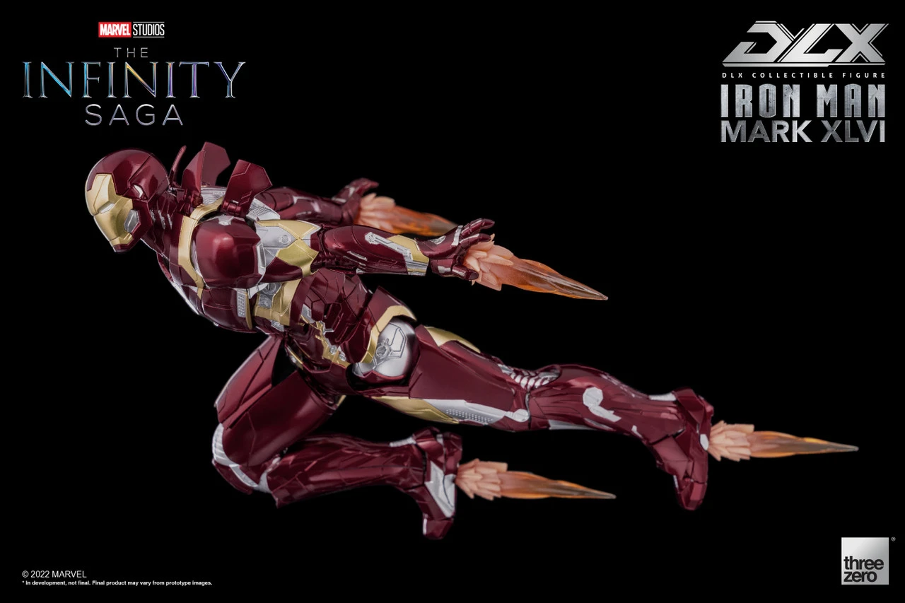 Threezero Marvel The Infinity Saga Iron Man MK46 Deluxe 1/12 Scale Action Figure 5 Threezero Marvel The Infinity Saga Iron Man MK46 Deluxe 1/12 Scale Action Figure - Image 3