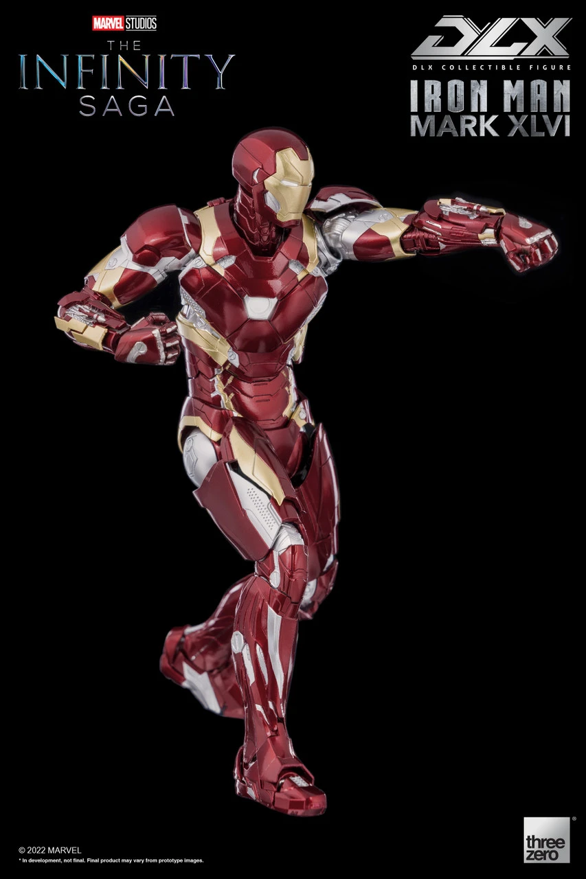 Threezero Marvel The Infinity Saga Iron Man MK46 Deluxe 1/12 Scale Action Figure 9 Threezero Marvel The Infinity Saga Iron Man MK46 Deluxe 1/12 Scale Action Figure - Image 7