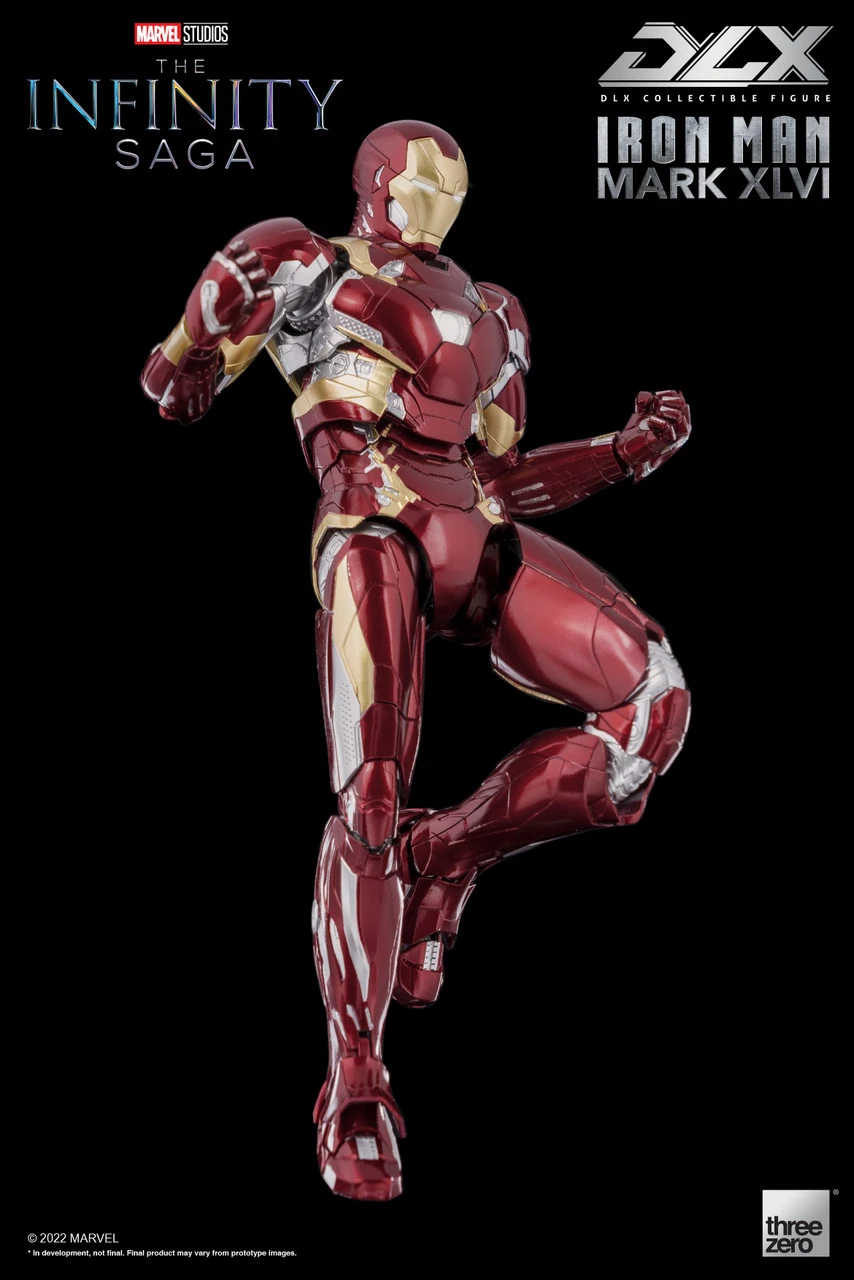 Threezero Marvel The Infinity Saga Iron Man MK46 Deluxe 1/12 Scale Action Figure 10 Threezero Marvel The Infinity Saga Iron Man MK46 Deluxe 1/12 Scale Action Figure - Image 8