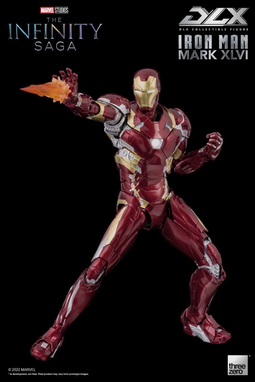 Threezero Marvel The Infinity Saga Iron Man MK46 Deluxe 1/12 Scale Action Figure 12 Threezero Marvel The Infinity Saga Iron Man MK46 Deluxe 1/12 Scale Action Figure - Image 10