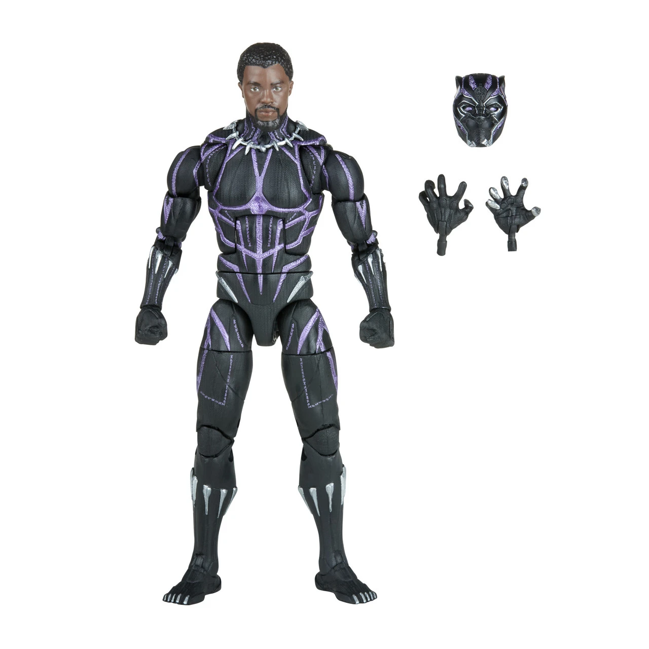 Hasbro Marvel Legends Black Panther Legends 6" Action Figure Black Panther 4 Hasbro Marvel Legends Black Panther Legends 6" Action Figure Black Panther - Image 2