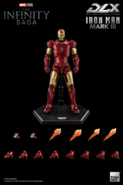Threezero Marvel The Infinity Saga Iron Man MK3 Deluxe 1/12 Scale Action Figure