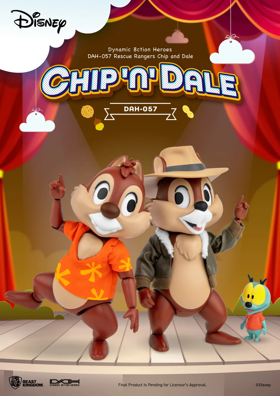 Beast Kingdom Disney Chip And Dale DAH-057 DYNAMIC 8-CTION HEROES 3 Beast Kingdom Disney Chip And Dale DAH-057 DYNAMIC 8-CTION HEROES