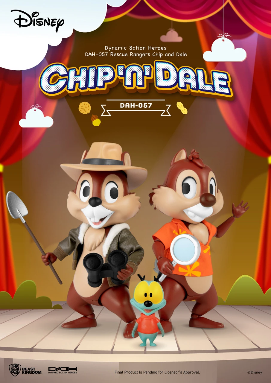 Beast Kingdom Disney Chip And Dale DAH-057 DYNAMIC 8-CTION HEROES 4 Beast Kingdom Disney Chip And Dale DAH-057 DYNAMIC 8-CTION HEROES - Image 2