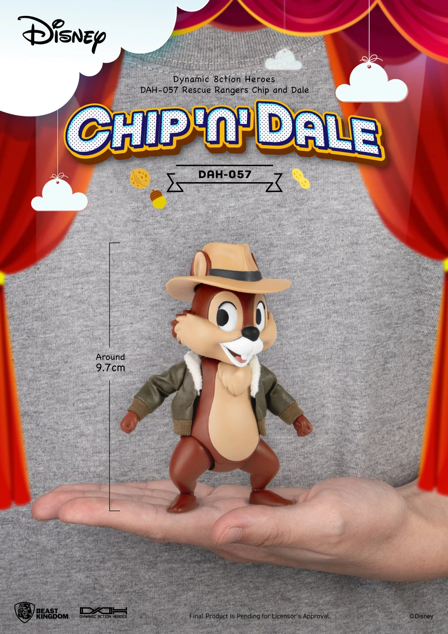 Beast Kingdom Disney Chip And Dale DAH-057 DYNAMIC 8-CTION HEROES 8 Beast Kingdom Disney Chip And Dale DAH-057 DYNAMIC 8-CTION HEROES - Image 6