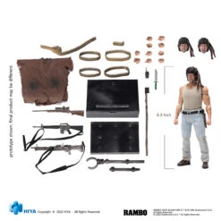 Hiya Rambo First Blood Exquisite 1/12th Scale Action Figure -Deals Amok Time Store STL258867 6 24028.1668600045