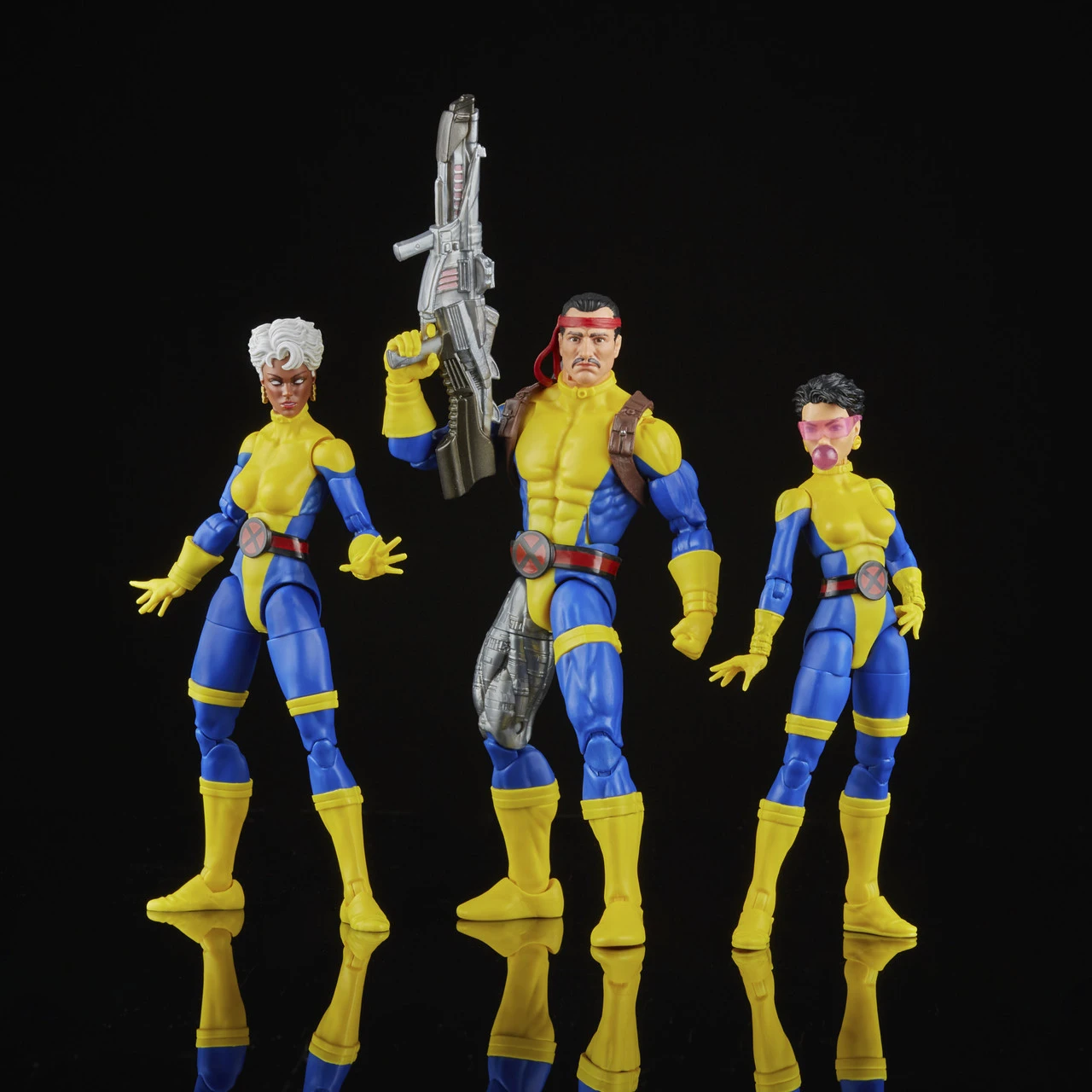 Hasbro Marvel Legends X-Men Storm, Forge, Jubilee 6" Action Figure 3 Pack 4 Hasbro Marvel Legends X-Men Storm, Forge, Jubilee 6" Action Figure 3 Pack - Image 2
