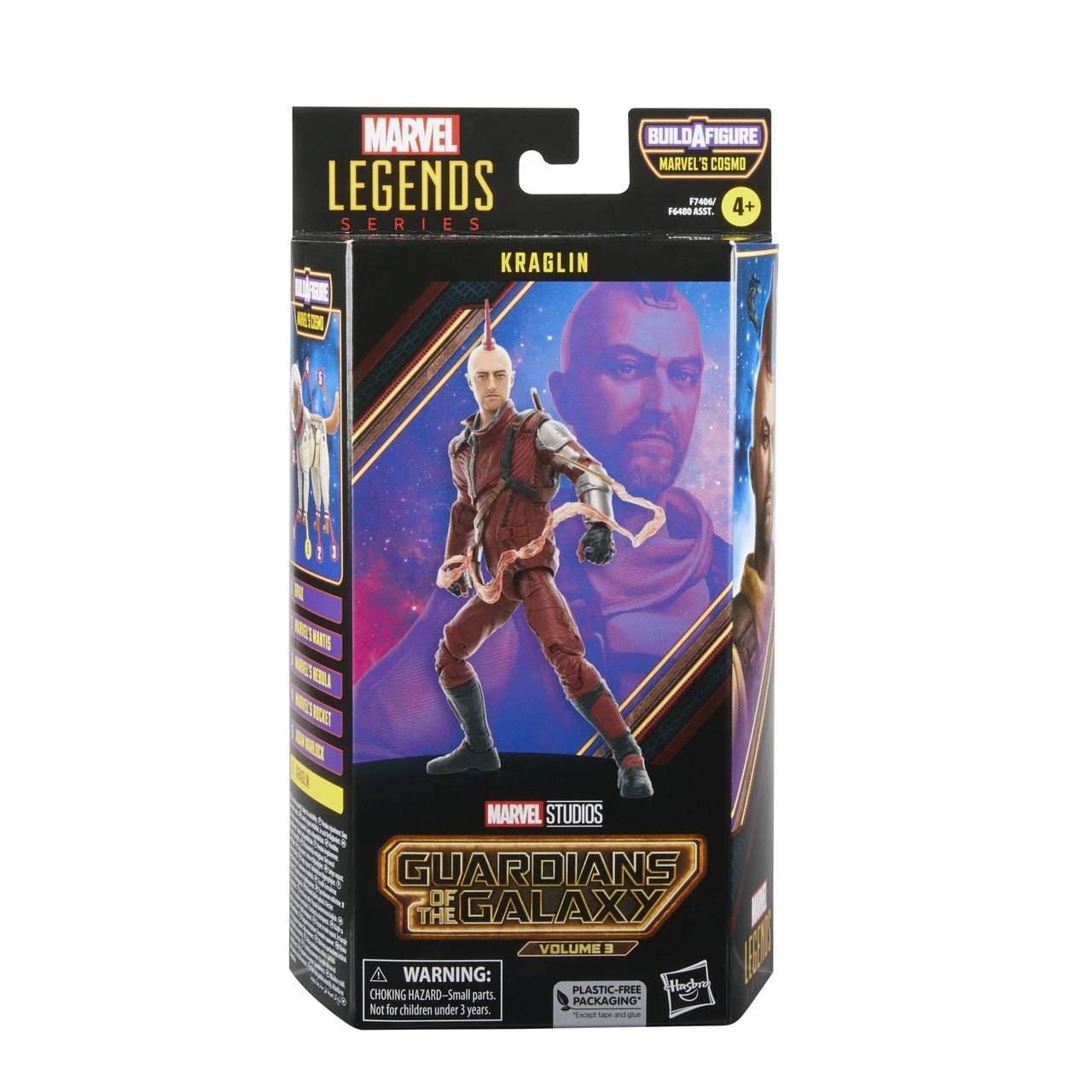 Hasbro Marvel Legends GOTG3 Kraglin 6" Action Figure 3 Hasbro Marvel Legends GOTG3 Kraglin 6" Action Figure