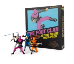 The Loyal Subjects BST AXN Teenage Mutant Ninja Turtles The Foot Clan 5-in Action Figure 4 Pack