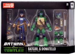 DC Teenage Mutant Ninja Turtles Batman Vs TMNT Batgirl & Donatello Exclusive Action Figure 2-Pack