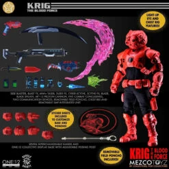Mezco ONE:12 COLLECTIVE Rumble Society - Krig The Blood Force 8 Mezco ONE:12 COLLECTIVE Rumble Society - Krig The Blood Force -Deals Amok Time Store bf 99774.1693764641