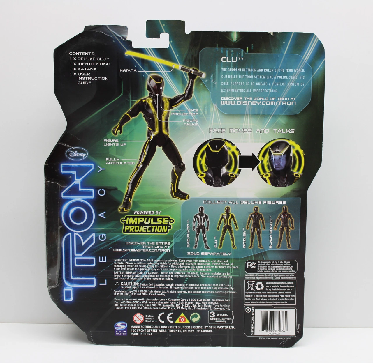 Spin Master TRON Legacy 7" Deluxe CLU Action Figure 4 Spin Master TRON Legacy 7" Deluxe CLU Action Figure - Image 2