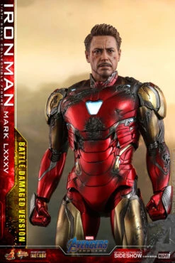 Hot ToysAvengers Endgame Movie Masterpiece Series Iron Man Mark LXXXV (Battle Damaged Version) Sixth Scale Figure