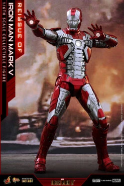 Hot ToysMovie Masterpiece Series Diecast – Iron Man 2 Iron Man Mark V Sixth Scale Figure