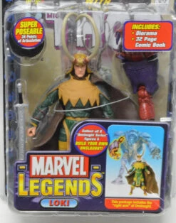 ToyBiz Marvel Legends Loki (Long Horns) 6" Action Figure -Deals Amok Time Store loki2 24398.1619815825