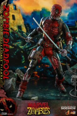 Hot ToysComic Masterpiece Series - Marvel Zombies Zombie Deadpool Sixth Scale Figure -Deals Amok Time Store zombie deadpool marvel gallery 5fb6b87507e56 36612.1645567761